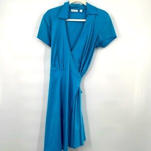 Blue Wrap Dress